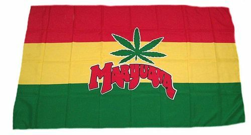 Flagge fahne marijuana 30 x - /,