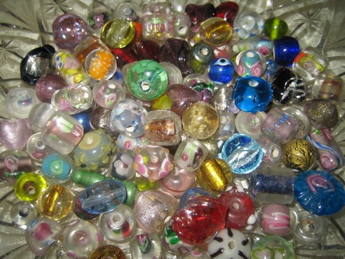 Glasperlen mix 100 g - mix,