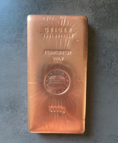Kupferbarren 5kg geiger - kupferbarren,