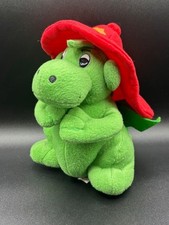 Grisu der Drache Feuerwehrmann Plüschtier Stofftier 20cm guter Zustand