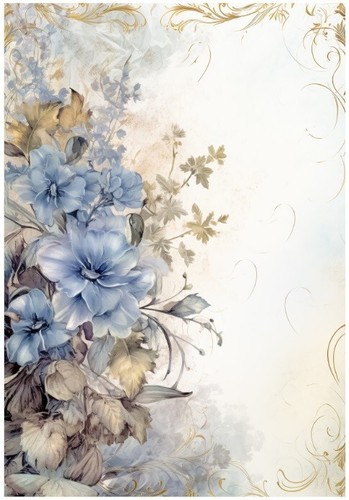 A3-Decoupage-Bastelpapier-Vint