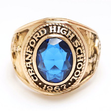 High School Ring 10 Karat 417