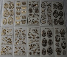 Gravur-Stickerbogen "Frühjahr