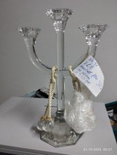 V & B Kerzen Ständer Kristall