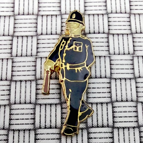 Vintage polizist mit - polizist,