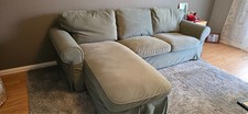 Ektorp IKEA 3er-Sofa mit Rècamiere 