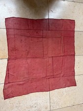 Tuch Schal Transparent Weinrot Seitenlänge 72 cm