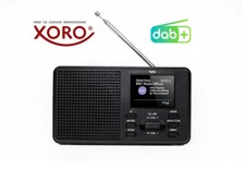 XORO DAB 142 DAB+/FM Radioempfang, 2.4" Farbdisplay, Bluetooth, Teleskopantenne