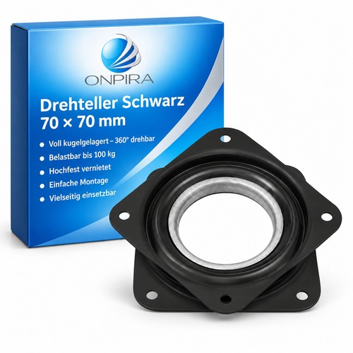 Drehteller 70x70mm drehlager - 70x70mm,