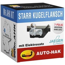 Für Mercedes M-Klasse 98-05 Anhängerkupplung starr von AutoHak mit 7pol E-Satz
