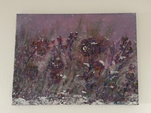 Bild selbstgemalt acryl auf - bild,