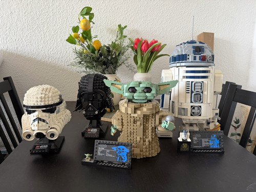 Lego star wars helmets - lego,