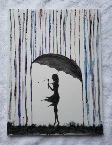 Surreales acrylgemälde - surreales,