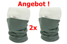 2x Original Schweizer Armee Schlauchschal, Halstuch Rundschal, Motorrad Schal