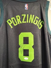 Kristaps Porziņģis Trikot Boston Celtics signiert COA signed jersey