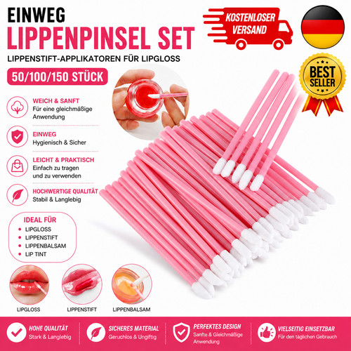Stück einweg lippenpinsel - 50, einweg-lippenpinsel