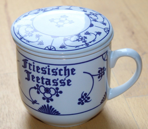 Friesische teetasse mit - teetasse,