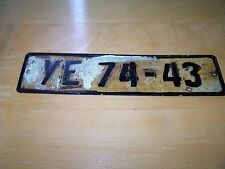 altes DDR Kennzeichen Nummernschild Trabant Wartburg Barkas Framo IFA 