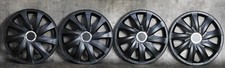 4 x DRIFT Radkappen Radblenden Radzierblenden Satz Set Schwarz Matt KFZ 16" Zoll