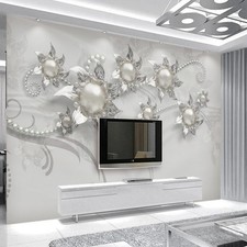 Vlies Fototapete Wandtapete Wandbilder Dreidimensionale Schmuckblume 9886