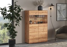 Highboard Schrank 100x145cm Massivholz Eiche geölt Wildeiche massiv NEU OVP!!!