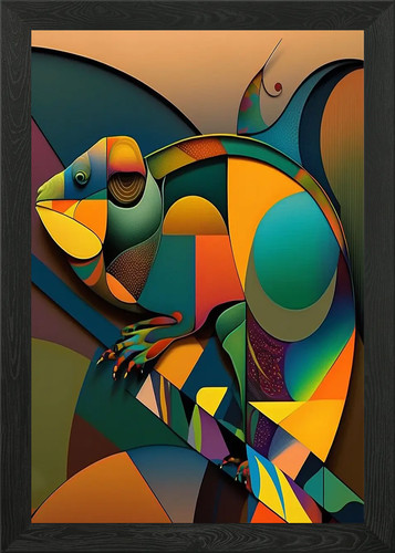 Gerahmtes wandbild poster - gerahmtes,