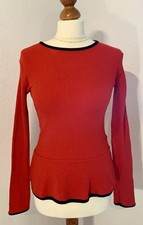 💟 ZARA Pullover ~Tunika mit Schößchen elegant Gr. S/36 NEU 💟