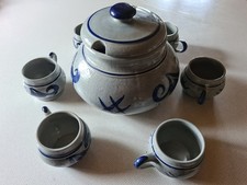 Steingut-Set - Bowle - Topf m