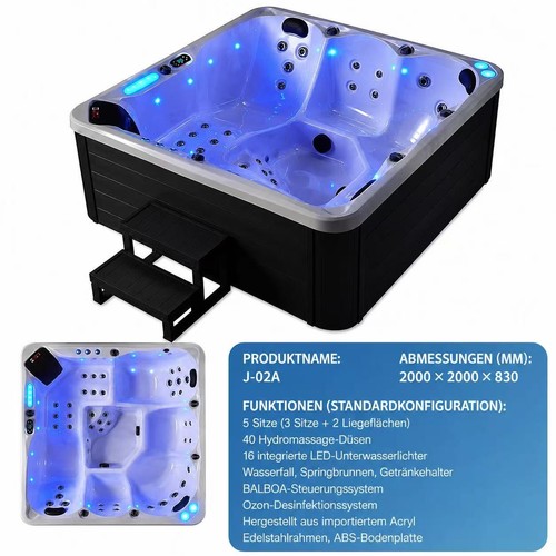 Outdoor whirlpool mit heizung - whirlpool,