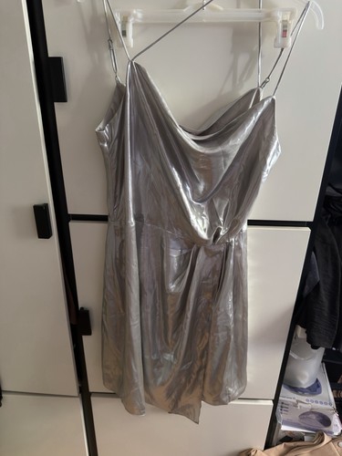 Kleid metallic glänzend - kleid,