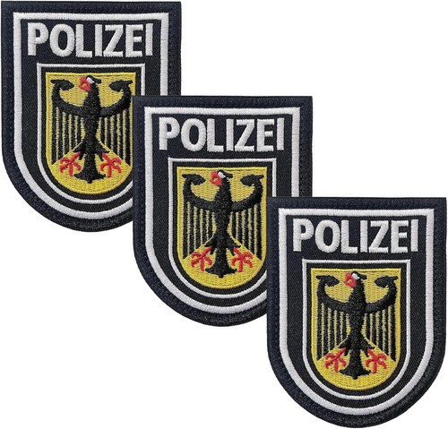 3stück bundespolizei patch - bundespolizei,