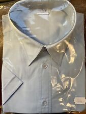 HEMD KURZARM PORSCHE DESIGN IN GRÖSSE -41/42 IN  FARBE HELLBLAU ARBEITSKLEIDUNG