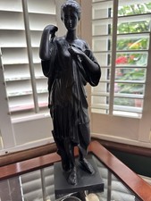 Eine patinierte Bronze Diana