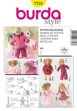 Burda Schnittmuster - Puppenkleider - Kostüm, Ballkleid, Hose, .... - Nr. 7753