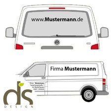 XXL Kfz-Beschriftung 6-teilig