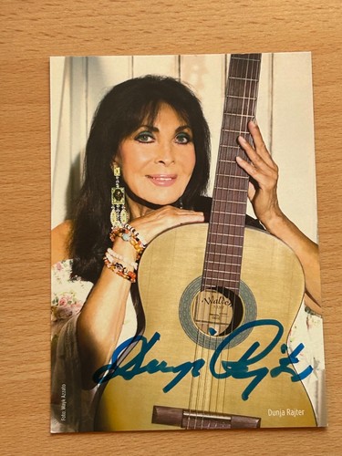 Dunja rajter autogrammkarte - rajter,