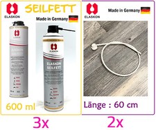 3x Elaskon Seilfett 600ml