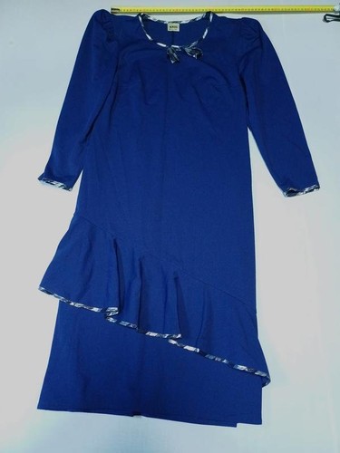 Women vintage 90s dress navy - vintage,