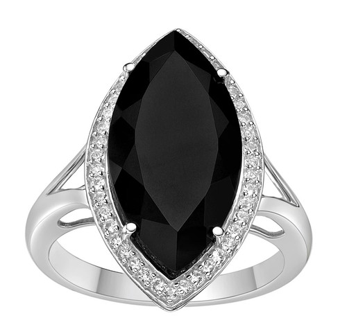 925 silber schwarzer diamant - 925,