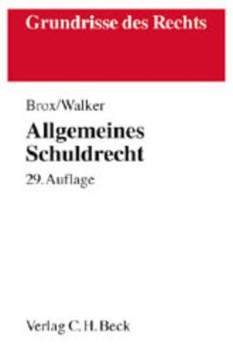 Allgemeines schuldrecht brox - allgemeines,