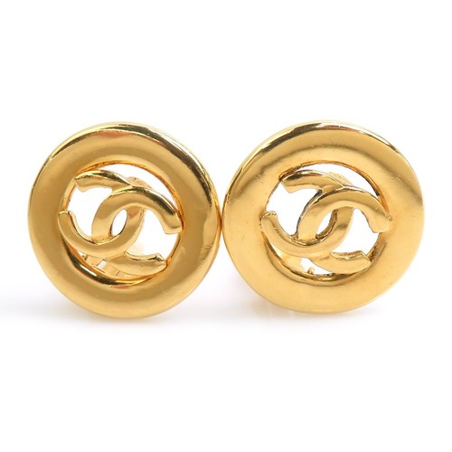 Echte chanel logo ohrringe - echte, cc