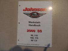 Werkstatthandbuch Johnson Außenborder SS 2000 90 100 105 115 150 175 PS 60°LV