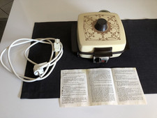 Waffeleisen Severin 2102 de luxe 1000 Watt mit Thermostat 70er Vintage  