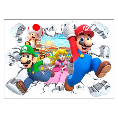 Super mario wandtattoo - mario,