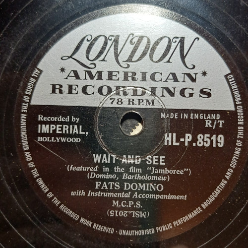 Fats domino wait and - fats, see
