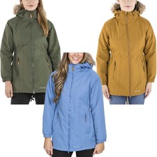 Trespass Damen Celebrity Fleece gefütterter Parka Jacke Mantel