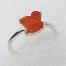 ECHTER NATUR FEUEROPAL RING