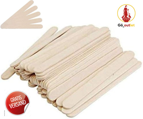 100x holzspatel haarentfernung - holzspatel,