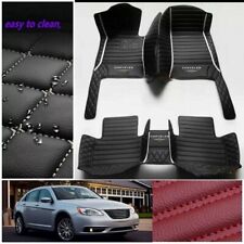 Luxus Für Chrysler Automatten Autoteppiche Fußmatten Wasserdicht PU Ledermatten