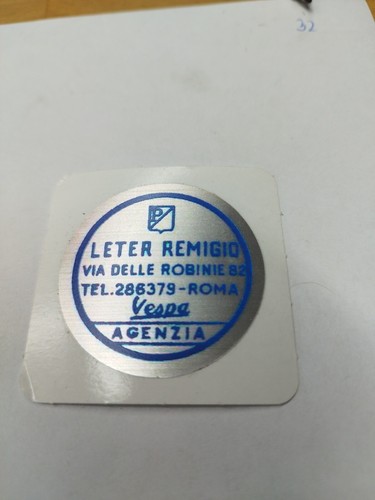 Aufkleber vespa händlerschild - aufkleber,